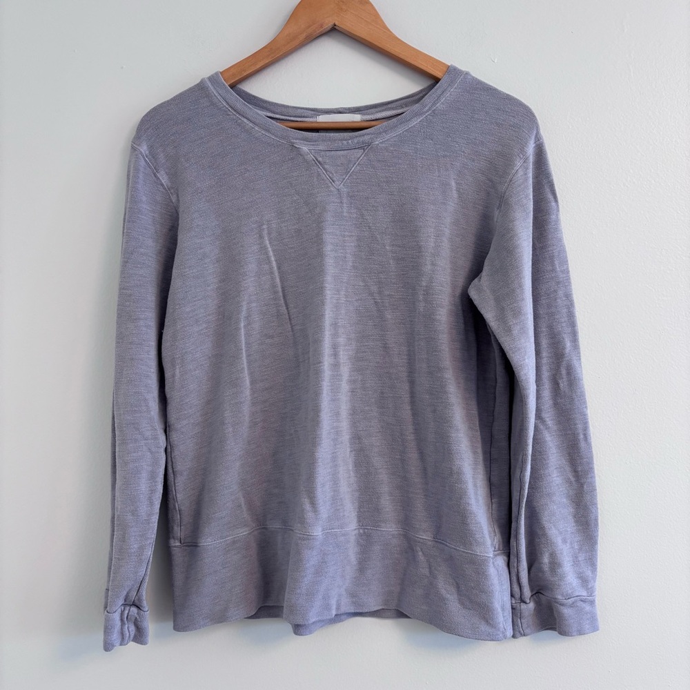 Monrow Classic grey crewneck sweatshirt